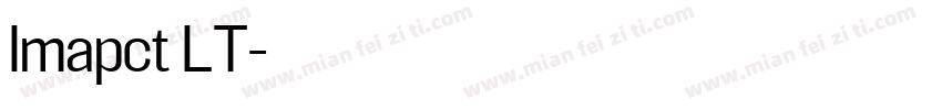 Imapct LT字体转换